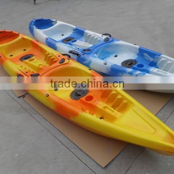 2015 Popular Rotational mould 2 Person Plastic Fishing Kayak