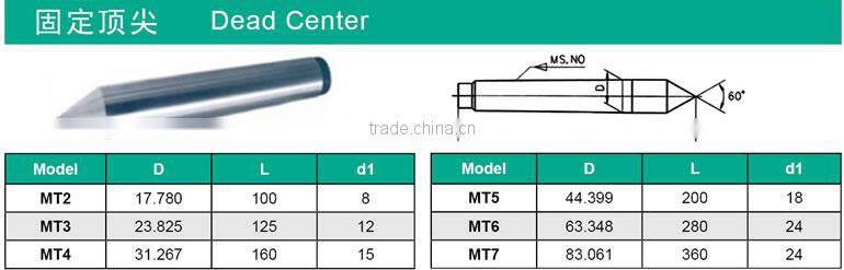 SHARS MT2 LIVE CENTER MORSE TAPER TRIPLE BEARING 2 MT .00039" NEW