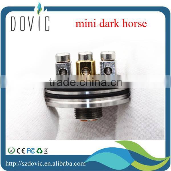Mini Dark horse rda carbon fiber dark horse rda/turbo rda hot sale in USA market