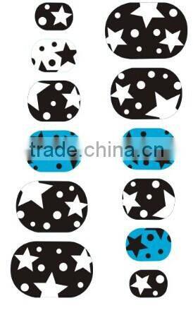 nail arts design beauty personal care non-toxic safty children nail stickers