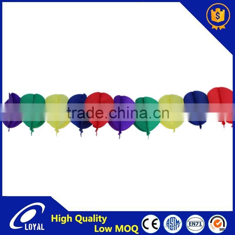 Colorful Party and Weeding Decoration Paper Garland