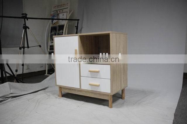 MDF with Wooden cabinet wood handle mordern furniture
