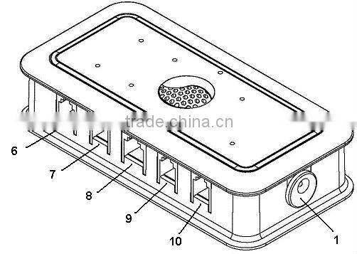 4ports Openshelf Cell Phone Display Security System