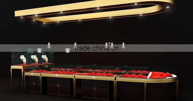 High quality kiosk for sale jewelry exhibition stand design
