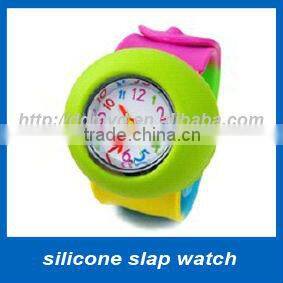 Hot selling silicone slap watch MYD-SW-411-9