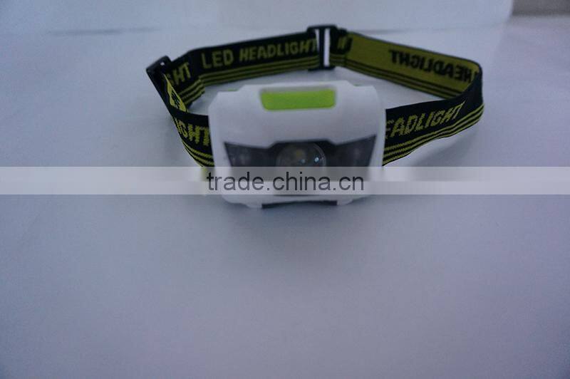 high bright battery power led red headlamp