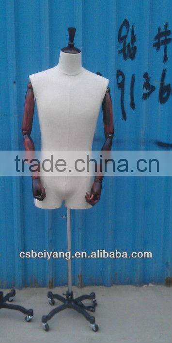 High quality wooden male mannequin for sale