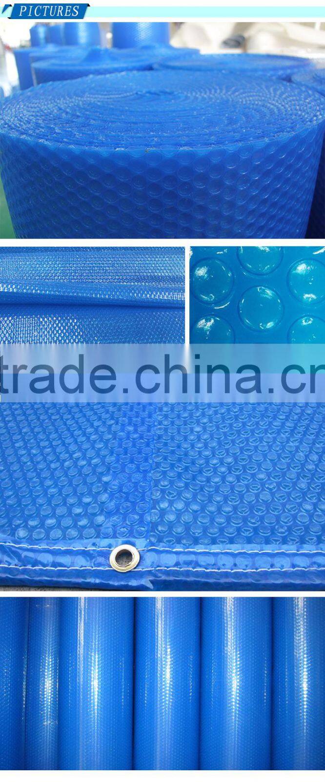 pink color waterproof anti-UV plastic outdoor thermal bubble plastic pool cover