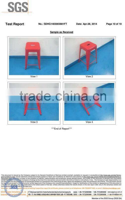 Powder Coating Outdoor Metal Color Chair