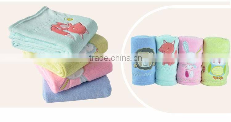 Emboridery Pattern Customized Polyester Blanket