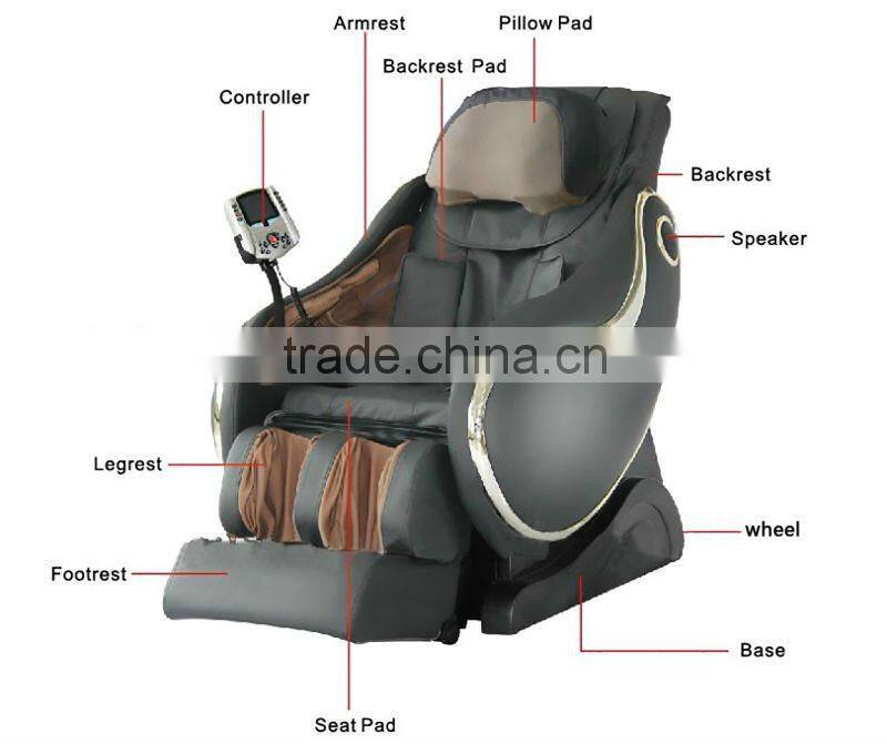 Used shopping mall portable massage chair with music