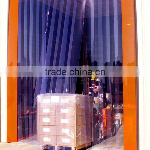 Standard blue pvc strip curtain