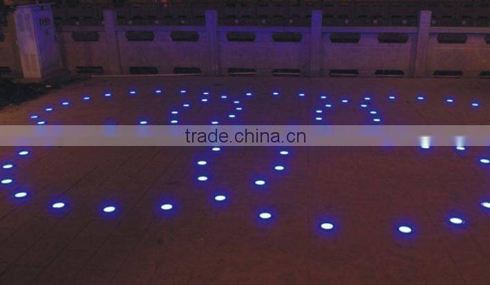 IP68 Waterproof 12W Led Inground Lights with 14 kinds of RGB Color change pattern