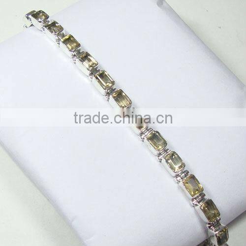 Natural Tibetan Turquoise 925 Stelring Silver Bracelet