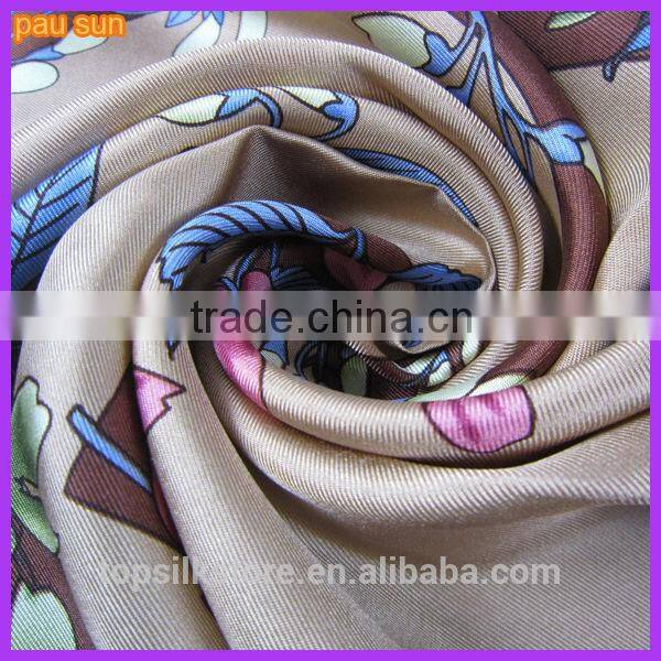 Square twill beauty silk scarf 90x90 brand