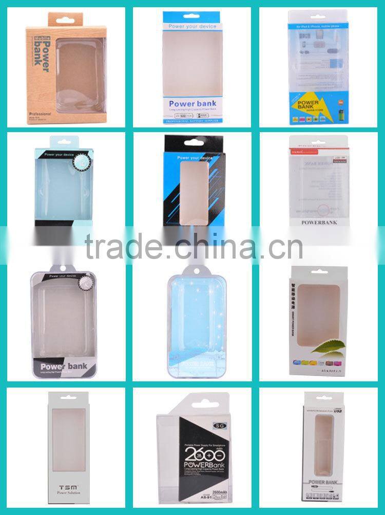 High quality li-polymer real capacity Portalbe Custom Mobile Power Bank with logo printing