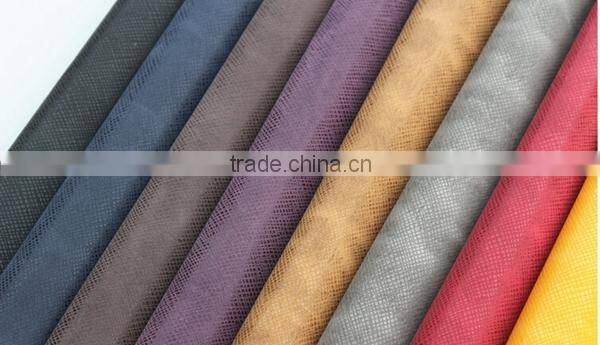 Embossed PU leather for shoes upper and handbag usage