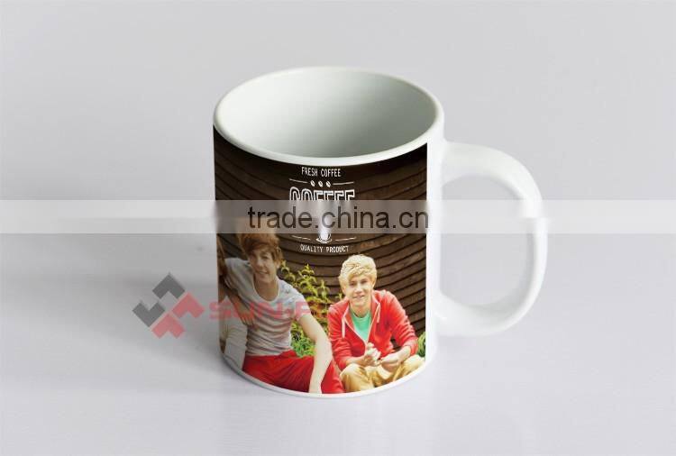 white custom sublimation printing 20oz. White Mug