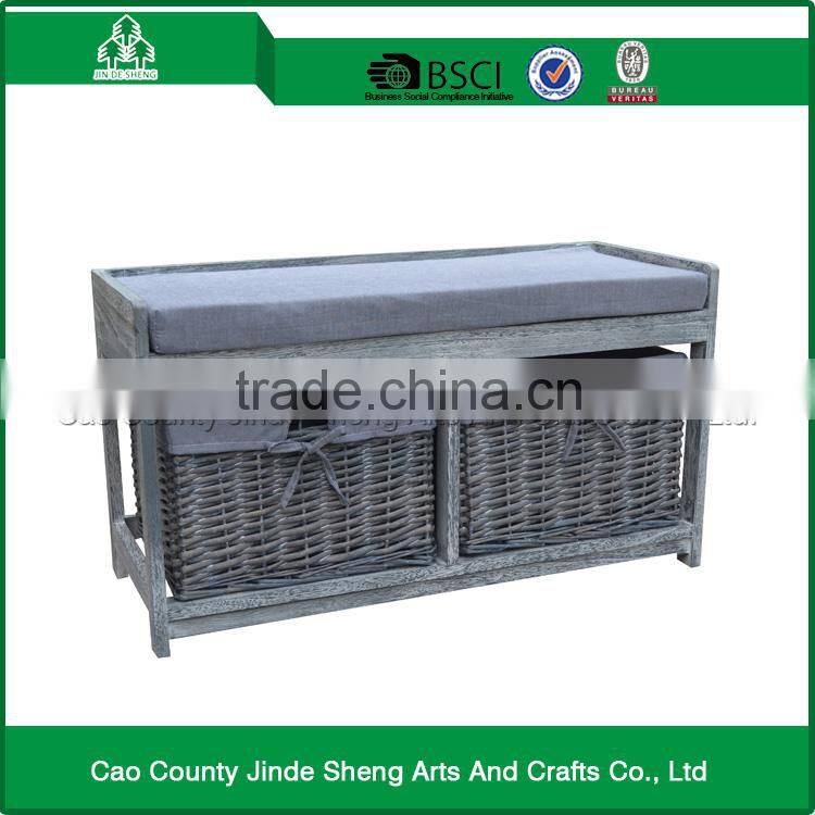 China Factory wholesale Shoe wooden bench / Shoe changing bench