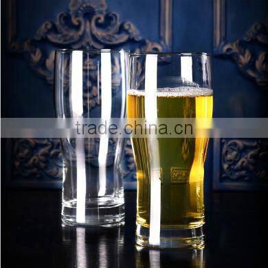 Durable beverage safe 16oz beer glass in glass