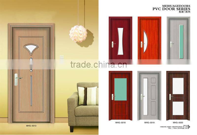 interior PVC wooden door MHG-6034