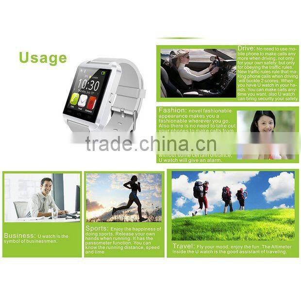 New U8 Bluetooth Smart Wrist Watch Phone Mate For IOS Android iphone Samsung HTC