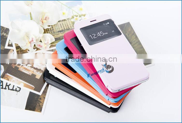 Colorful ulra thin pu leather cell phone case for iPhone 6 , for iphone 6 leather case, leather case for iphone 4