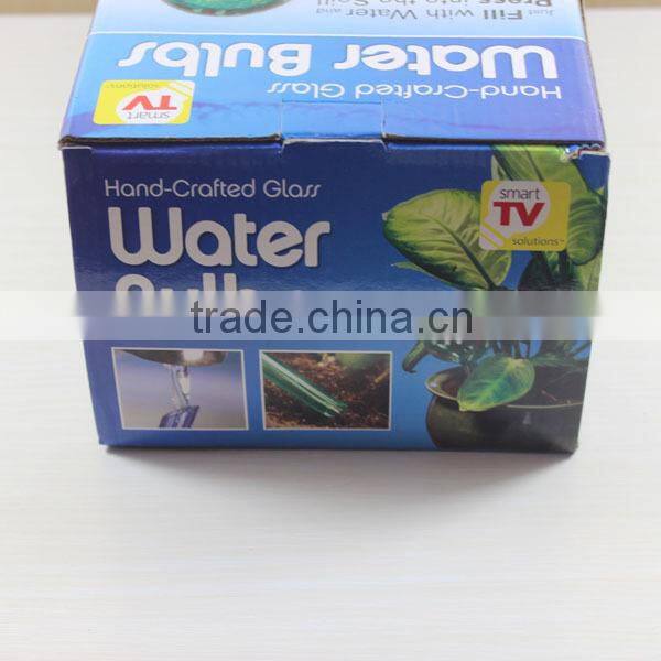 2016 factory glass watering globes for plants/plant watering balls