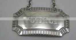 wine bottle neck tag,wine bottle tag with chain,wine bottle hang tags