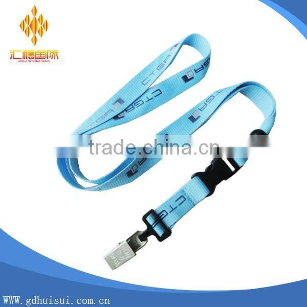 Transparent pvc badge holder lanyard