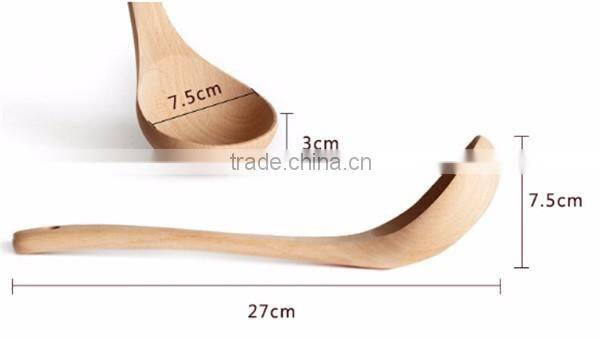 personalized wooden soup noodle spoon