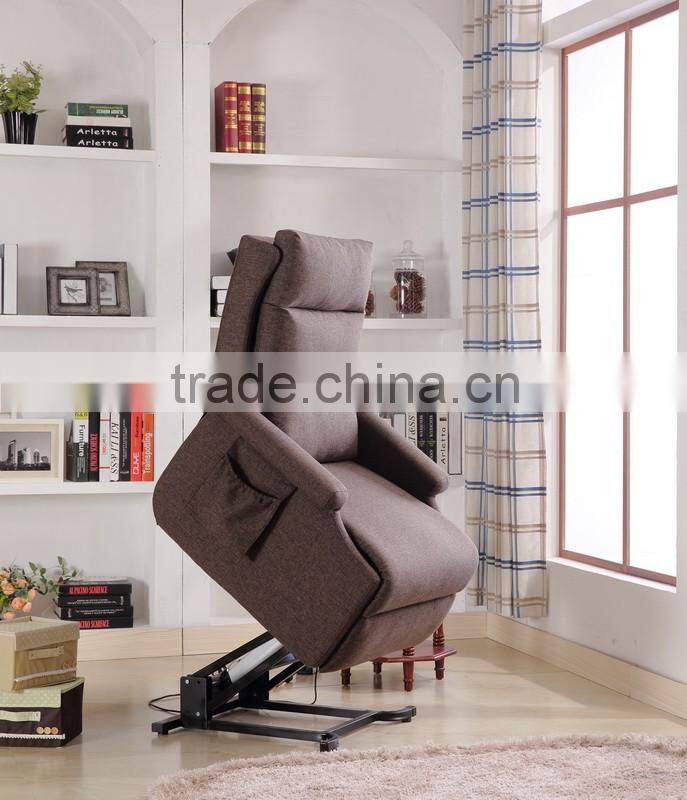 2016 modern and fashion European style fabric power lift chair for disable people