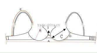 deep V one piece seamless lace sexy fancy ladies bra