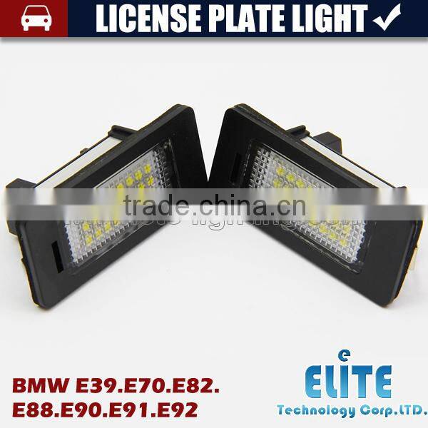 Factory supply high power LED License Plate Lights for E39/E70/E82/E88/E90/E91/E92