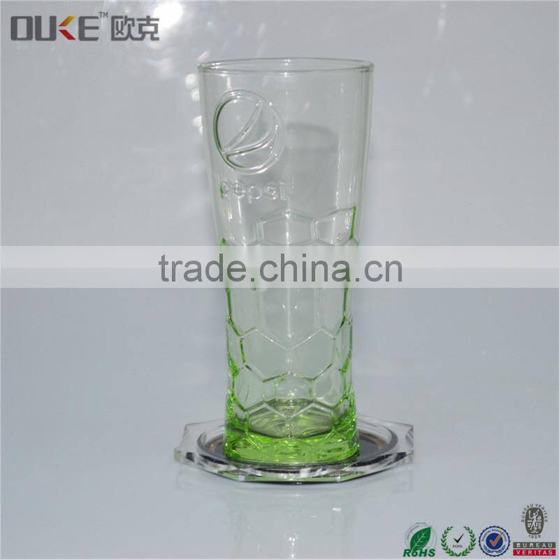 2016 hot selling clear acrylic drink coasters