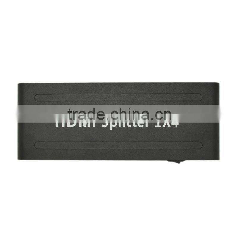 Good quality 1x4HD Splitter 1 in 4 Out 4 Ports hdmi splitter to coaxial