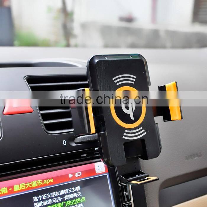 Qi Wireless Car Charger Holder Wireless Charging Pad Transmitter Charger For iphone