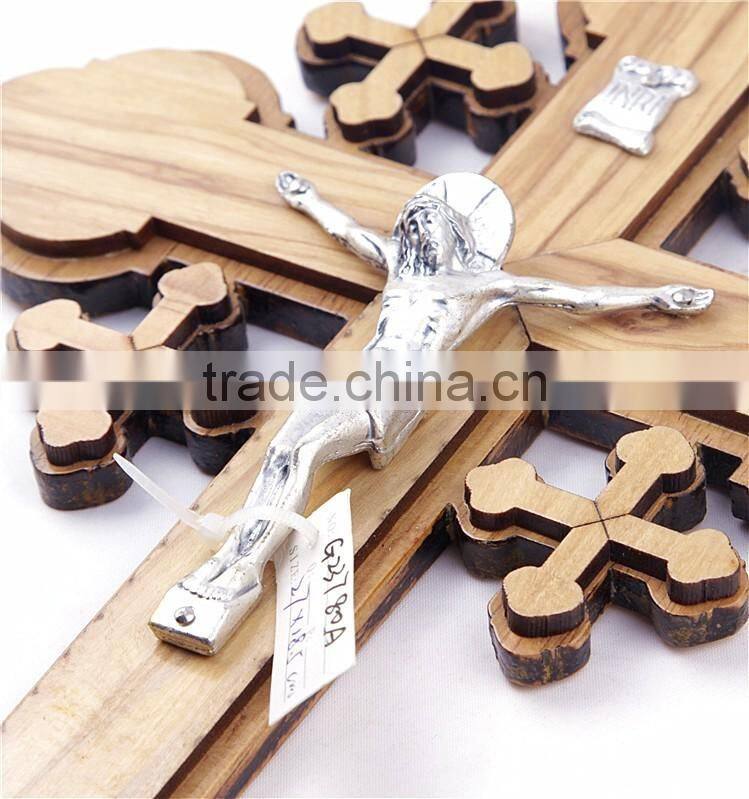 christian art gifts holy cross wood design