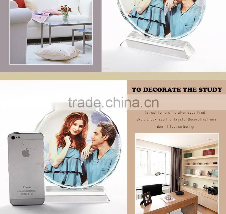 Blank sublimation crystal with coating ,crystal couvenir