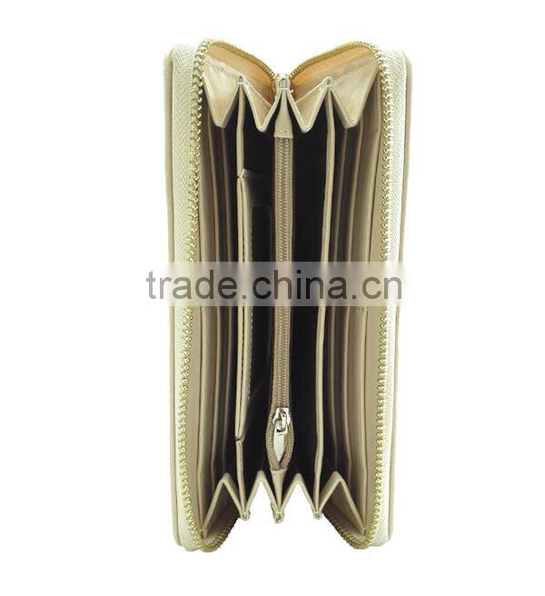 Beautiful flower embossing and luxury style hot promotion item fancy wallets for ladies