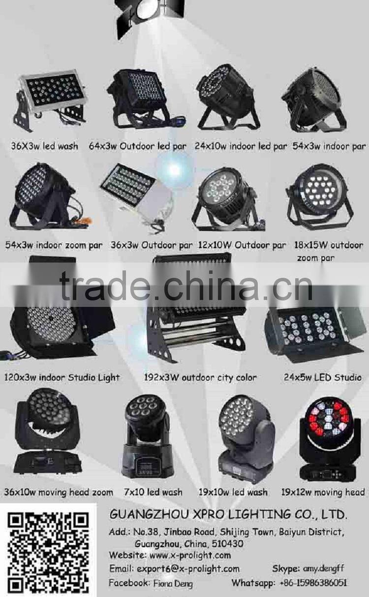 Christmas party homw decor led fixtures 36x3W led light waterproof wall liner RGBW 36pcs 3W led wall wash