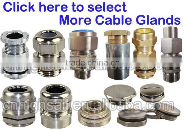 VDE confirmed brass compression cable gland