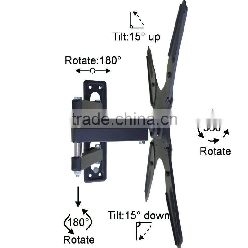 26-52" led tv wall mount swivel