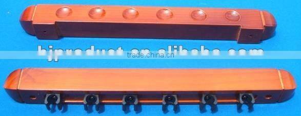 Snooker accessory billiard products Wooden 8 pcs pool cue table