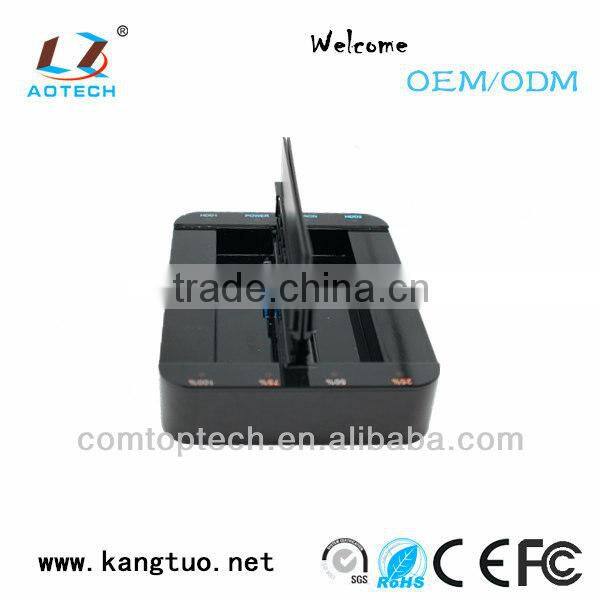 4TB capacity supported 2 bay SATA to usb3.0 hdd docking station