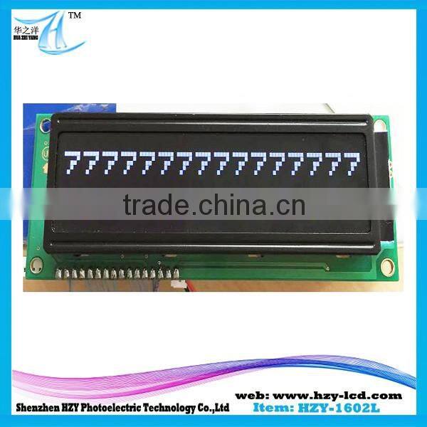 Medical Devices Customised Tally Counter Circuit FSTN Type Segment LCD Display FSTN LCD