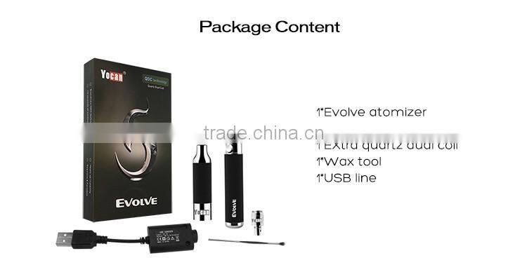 Yocan evolve plus Dual quartz coil wax vaporizer pen
