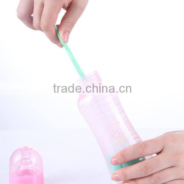 360 Rotation Baby Bottle and Teat Sponge Brush Cleaner Set of 2