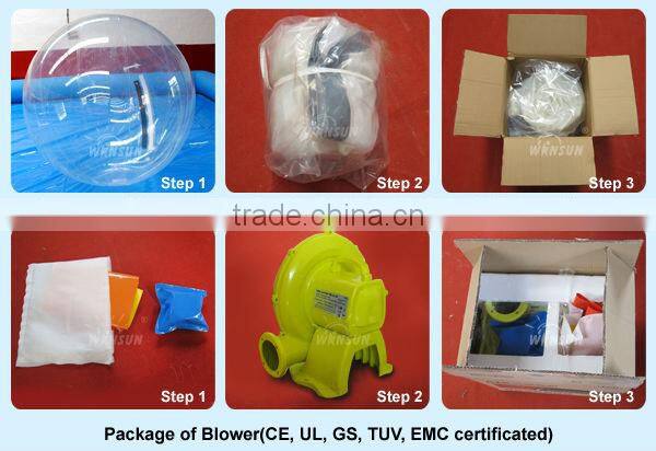 2014 newest funny inflatable water rolling ball