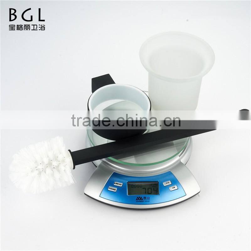 zine alloy rubber painting finishing with bathroom accessories toilet brush holder